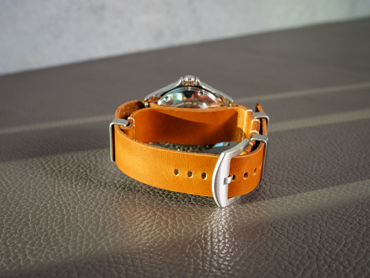 Leather Watch Band 1 piece - Natural