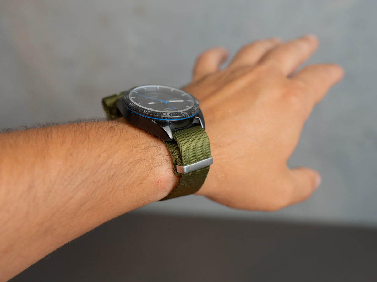 Nylon Watch Band 1 piece - Green