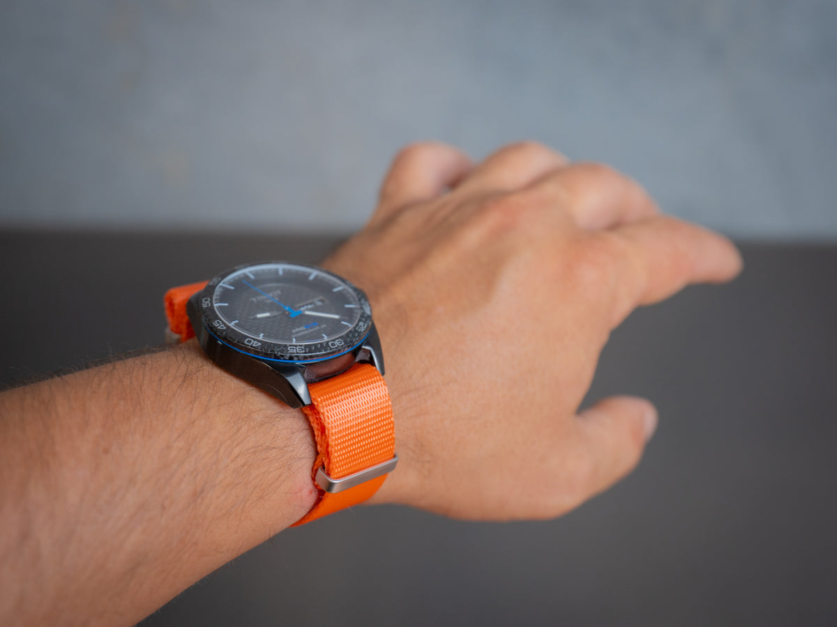 Nylon Watch Band 1 piece - Orange