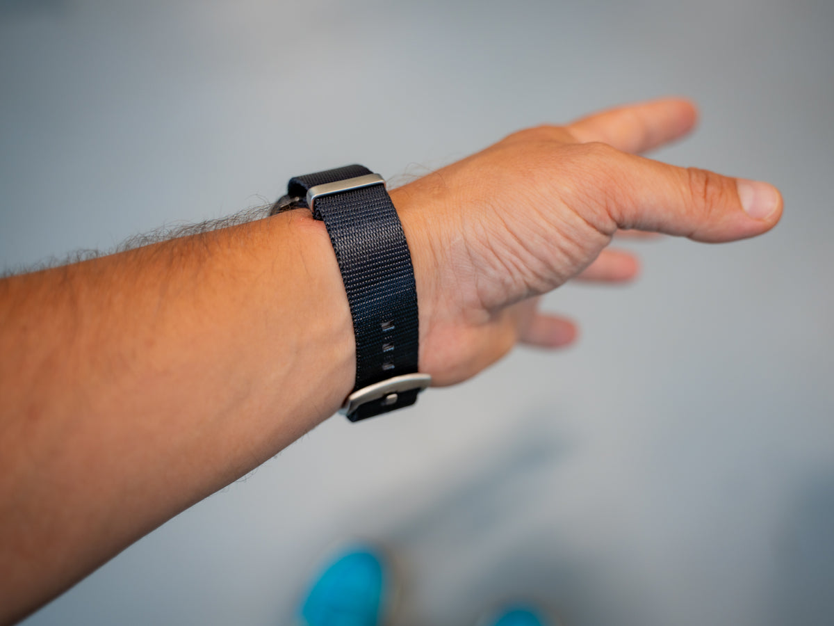 Nylon Watch Band 1 piece - Black