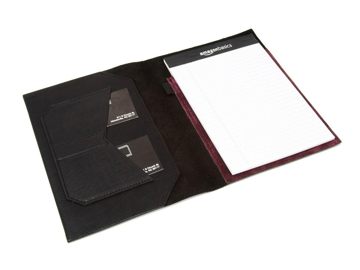 Milwaukee Leather Padfolio Traditional - Black Journal - olpr.