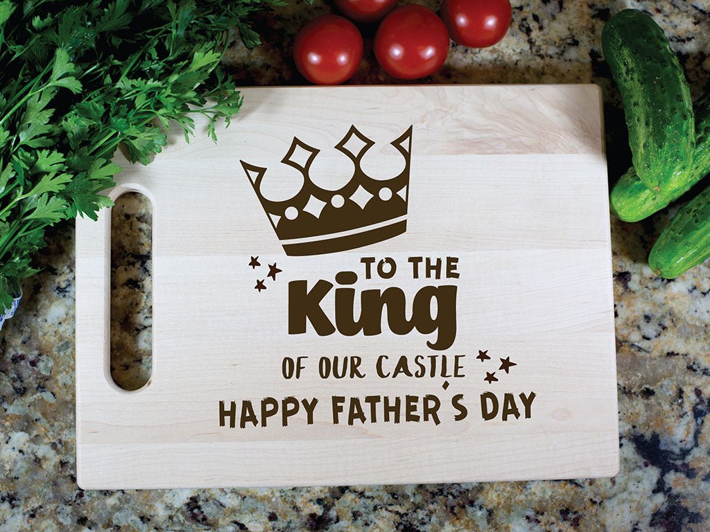 Wooden Cutting Board The King Dad Cutting Boards - olpr.