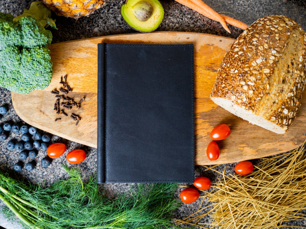 Milwaukee Leather Softcover Menu Holder - Black Menu Cover - olpr.