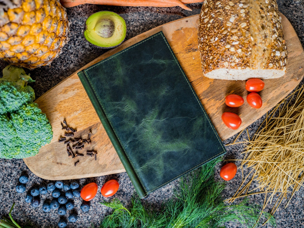 Milwaukee Leather Softcover Menu Holder - Moss Green Menu Cover - olpr.