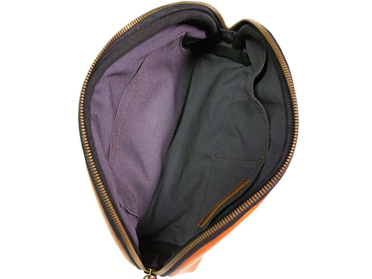 Milwaukee Leather Zipper Pouch - Black Toiletry Bag - olpr.