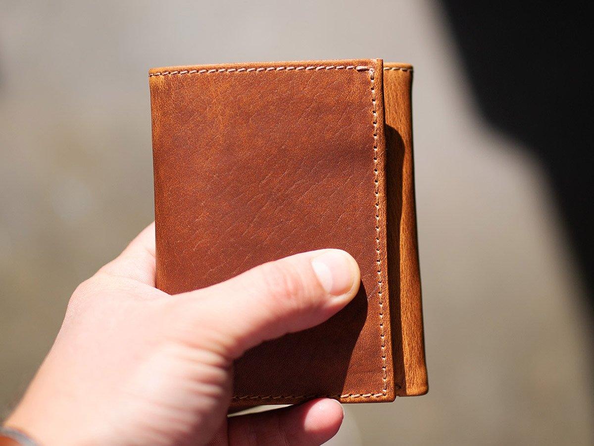 Milwaukee Leather Trifold Wallet - Natural Wallet - olpr.