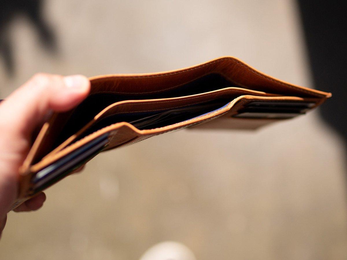 Milwaukee Leather Trifold Wallet - Natural Wallet - olpr.
