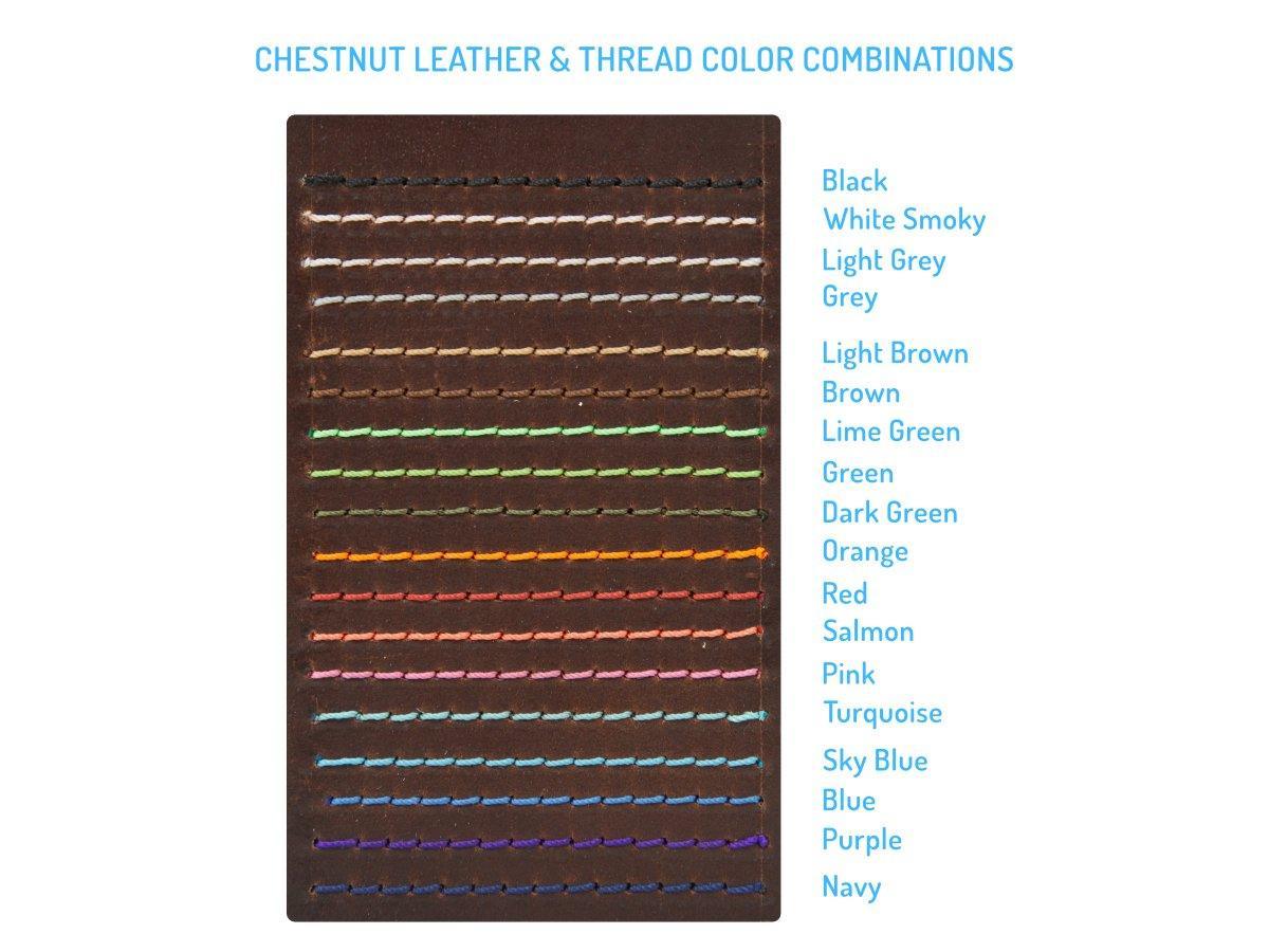 Milwaukee Leather Checkbook Cover - Chestnut - olpr.