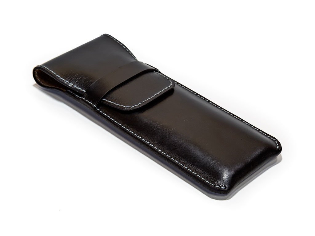 Milwaukee Leather 3Pen Holder - Black Pen Holder - olpr.