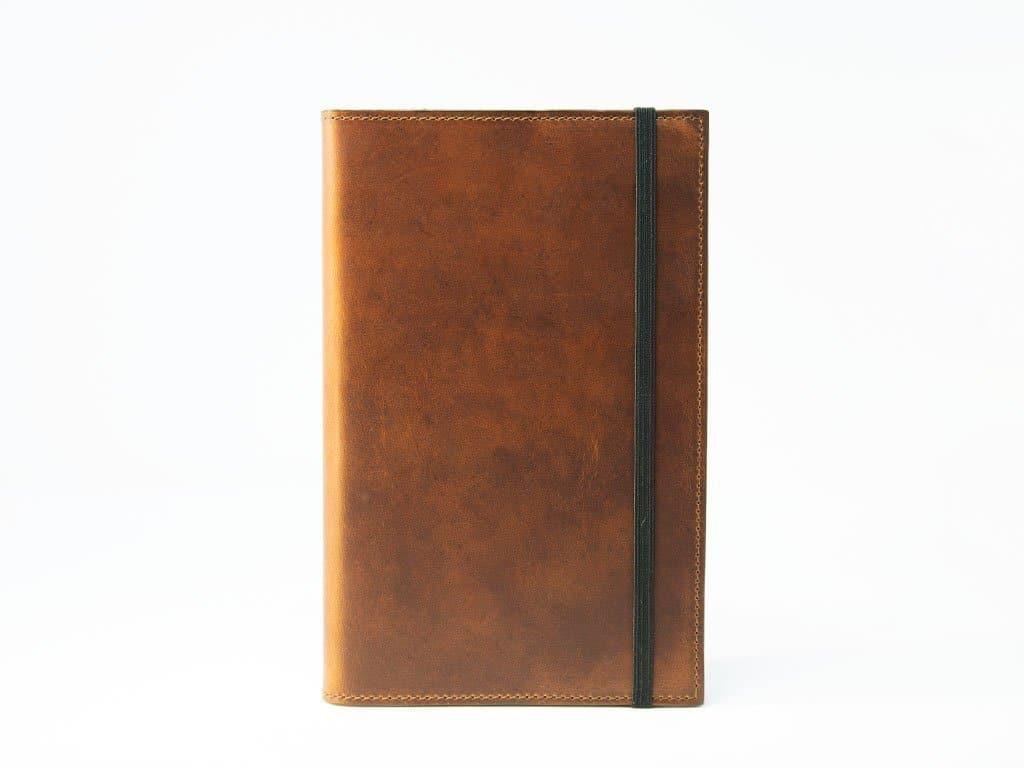 Horween Leather Moleskine Classic Notebook Cover - Chestnut Journal - olpr.
